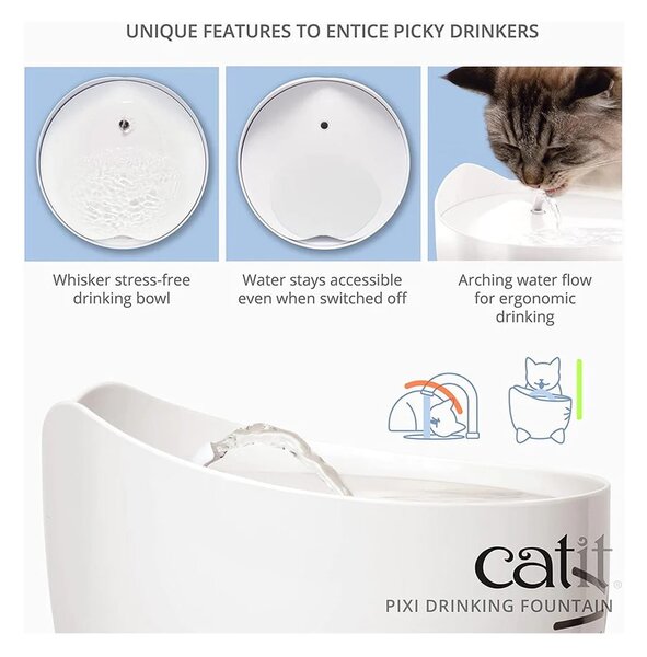 Poidełko fontanna dla kota ø 22 cm Catit Pixi – Plaček Pet Products