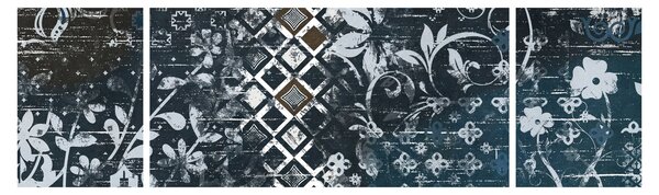 Obraz z kwiatowym wystrojem (170x50 cm)