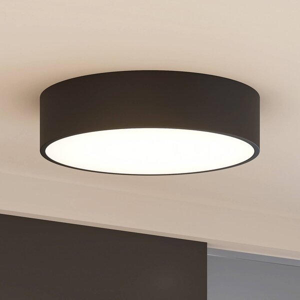 Lampa sufitowa LED Noabelle Arcchio, możliwość ściemniania, czarny, kuchnia, metal, nowoczesny