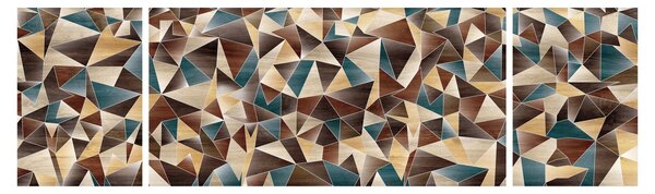 Obraz trójkątów (170x50 cm)