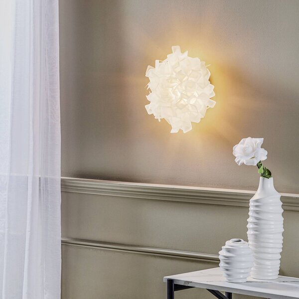 Slamp Lampa sufitowa designerska Clizia, możliwość ściemniania, biały / opal, salon / jadalnia, tworzywo sztuczne, design