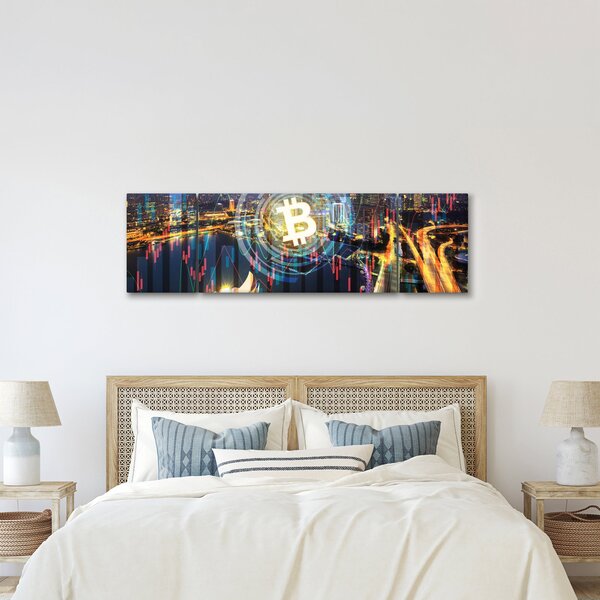 Obraz - Miasto Inwestycji (170x50 cm)
