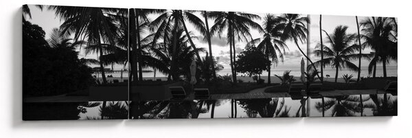 Obraz tropikalnej wyspy (170x50 cm)