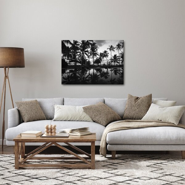 Obraz tropikalnej wyspy (70x50 cm)
