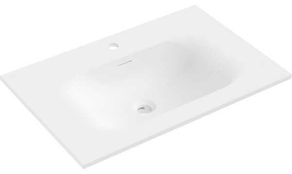 Mexen Vela umywalka wpuszczana w blat 71 x 46,5 cm, biała mat - 25237001