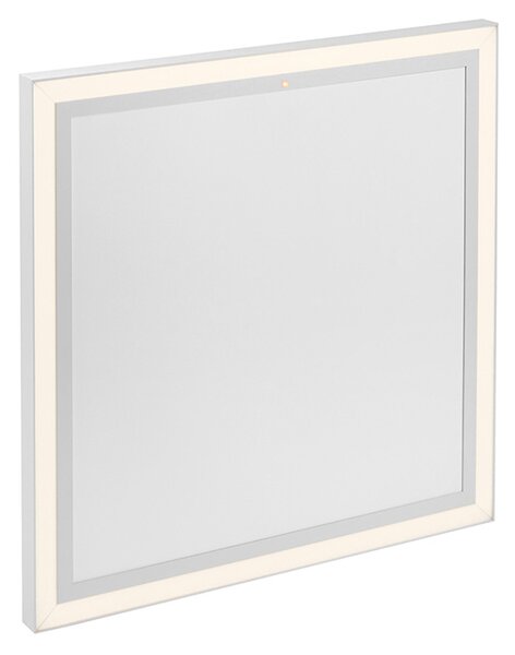 Panel grzewczy sufitowy biały 60 cm z diodą LED i pilotem - Nelia Oswietlenie wewnetrzne