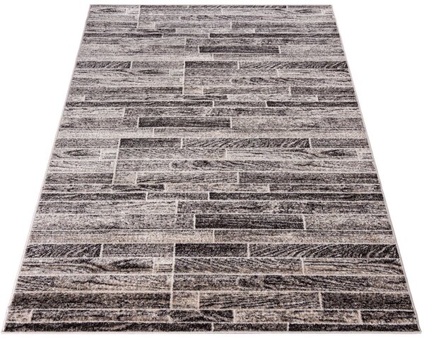 Prostokątny dywan we wzór drewnianego parkietu - Uwis 11X