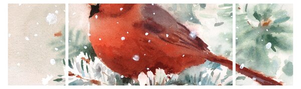 Obraz - Kardynał (170x50 cm)