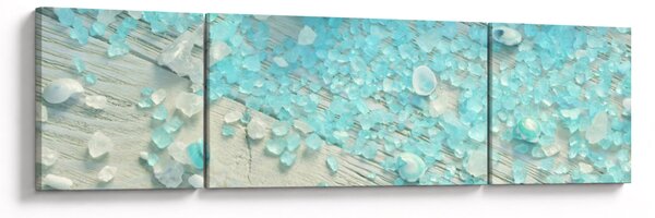 Obraz - Nadmorska atmosfera w turkusowych odcieniach (170x50 cm)