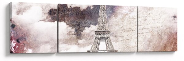 Obraz - Wieża Eiffla, Paryż, Francja (170x50 cm)