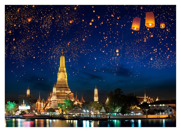 Obraz - Lampiony szczęścia, Bangkok (70x50 cm)