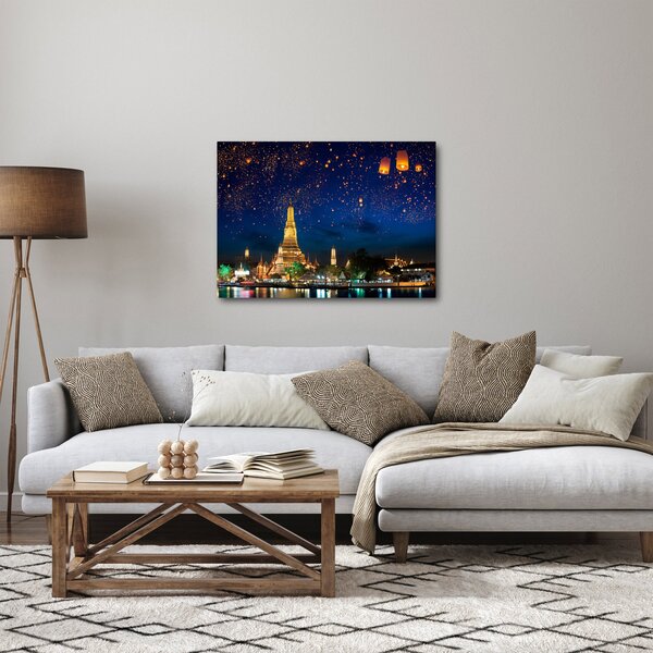 Obraz - Lampiony szczęścia, Bangkok (70x50 cm)
