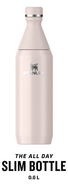 Jasnoróżowa butelka termiczna ze stali nierdzewnej 600 ml All Day Slim Bottle Rose Quartz – Stanley