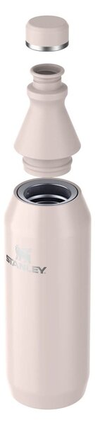 Jasnoróżowa butelka termiczna ze stali nierdzewnej 600 ml All Day Slim Bottle Rose Quartz – Stanley