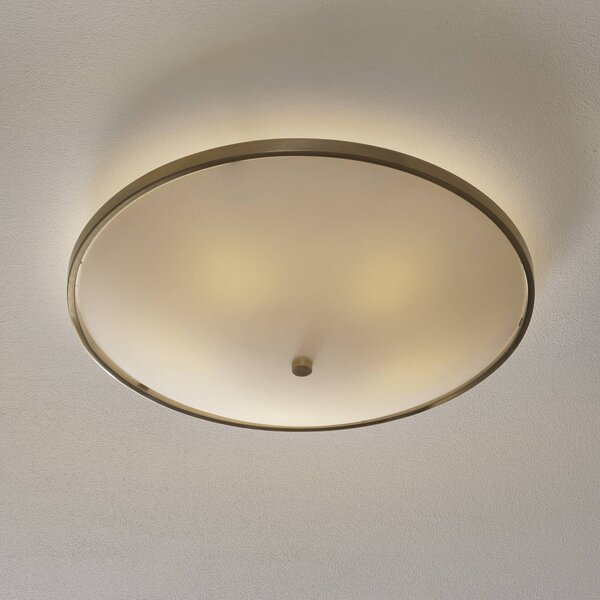 ORION Lampa sufitowa TALYA, możliwość ściemniania, brązowy / mosiężny, salon / jadalnia, metal, antyczny