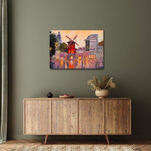 Obraz - Moulin Rouge, Paryż, Francja (70x50 cm)