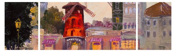 Obraz - Moulin Rouge, Paryż, Francja (170x50 cm)
