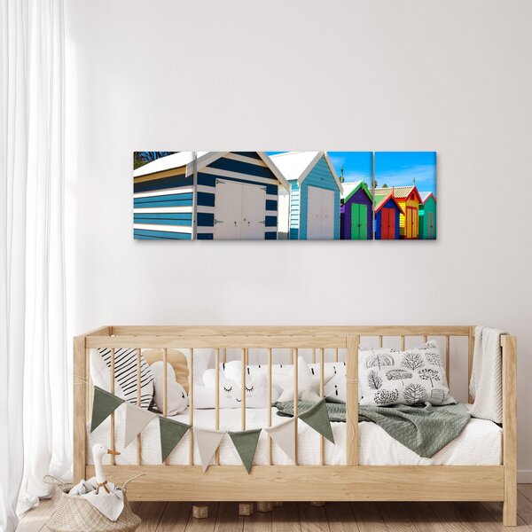 Obraz - Brighton Beach, Melbourne, Australia (170x50 cm)