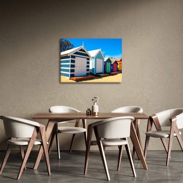 Obraz - Brighton Beach, Melbourne, Australia (70x50 cm)