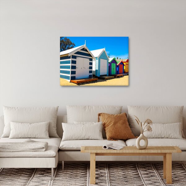Obraz - Brighton Beach, Melbourne, Australia (70x50 cm)