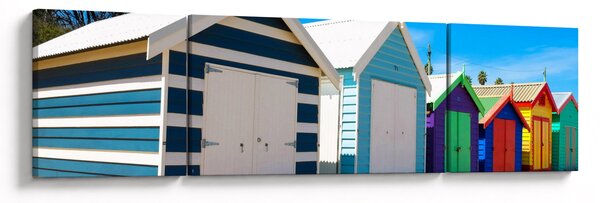 Obraz - Brighton Beach, Melbourne, Australia (170x50 cm)