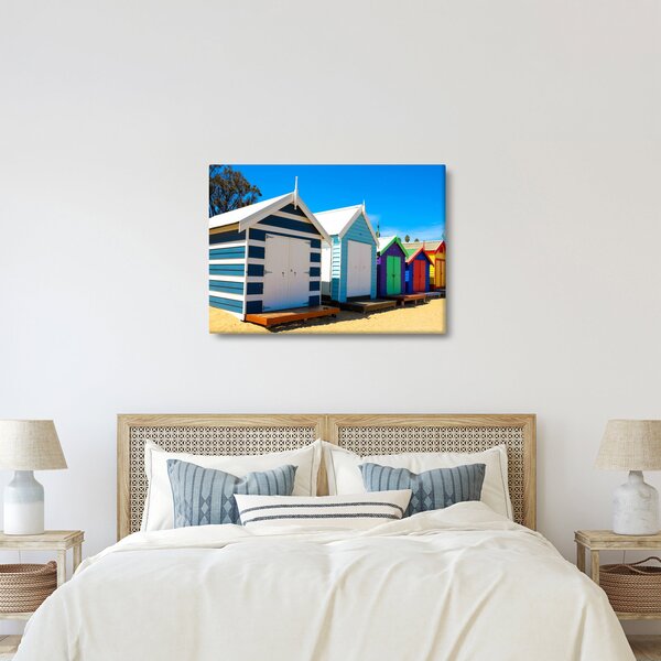 Obraz - Brighton Beach, Melbourne, Australia (70x50 cm)