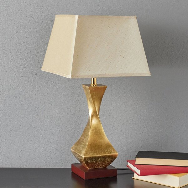Schuller Valencia Lampa stołowa Deco, mosiężny / złoty, salon / jadalnia, metal, nowoczesny