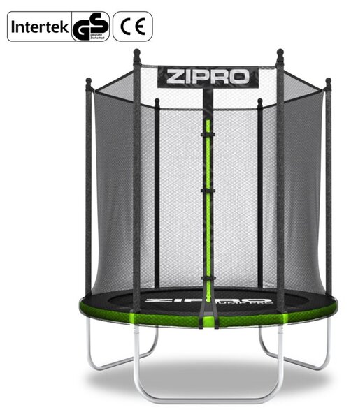 Trampolina ogrodowa dla dzieci z siatką zewnętrzną 4FT 127cm Zipro Jump Pro