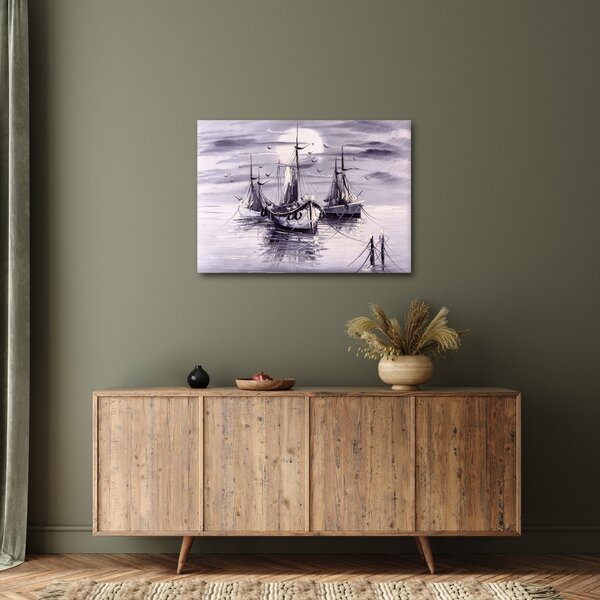 Obraz - Port, obraz olejny (70x50 cm)