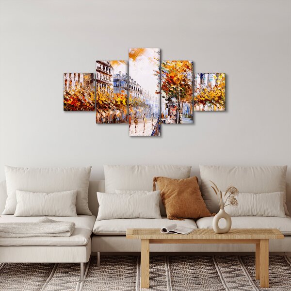 Obraz - Ulica w Paryżu (125x70 cm)