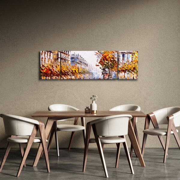 Obraz - Ulica w Paryżu (170x50 cm)