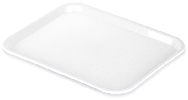 Taca do serwowania plastikowa biała 45,5x35,5 cm