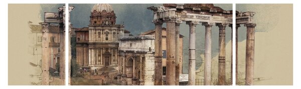 Obraz - Forum Romanum, Rzym, Włochy (170x50 cm)