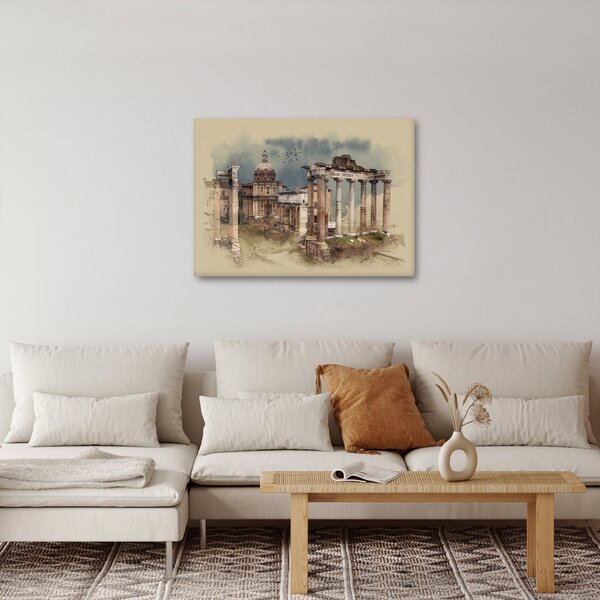 Obraz - Forum Romanum, Rzym, Włochy (70x50 cm)