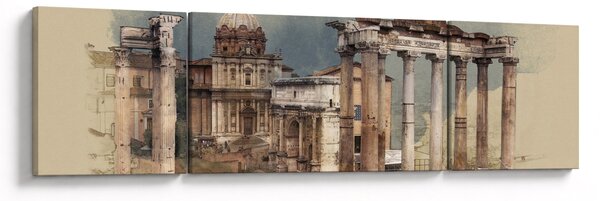 Obraz - Forum Romanum, Rzym, Włochy (170x50 cm)