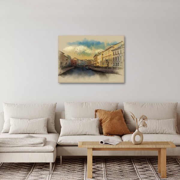 Obraz - Rzeka Mojka, Sankt Petersburg, Rosja (70x50 cm)