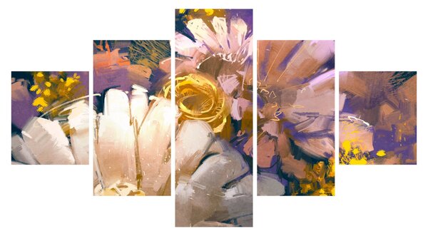 Obraz kwiatów (125x70 cm)
