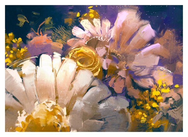 Obraz kwiatów (70x50 cm)