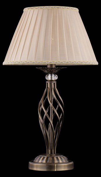 Maytoni Lampa stołowa Grace, mosiężny / złoty, salon / jadalnia, metal, dworkowy / rustykalny
