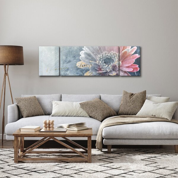 Obraz - Zimowy kwiat (170x50 cm)