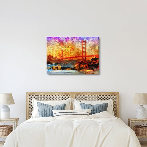 Obraz - Golden Gate, San Francisco, Kalifornia (70x50 cm)