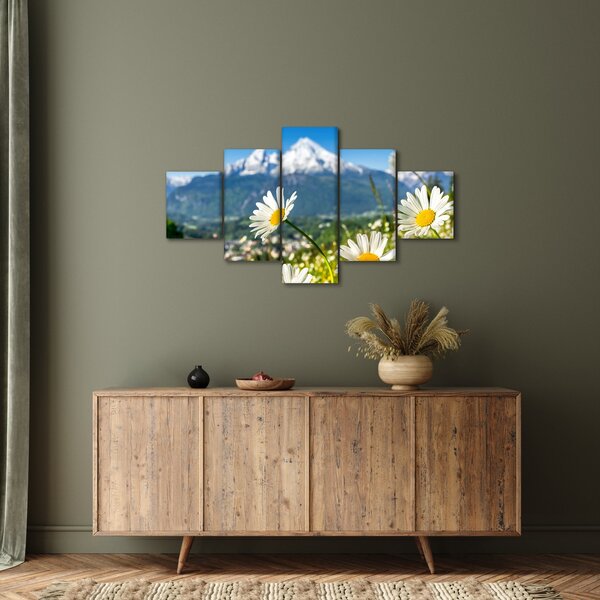 Obraz - Wiosna w Alpach (125x70 cm)