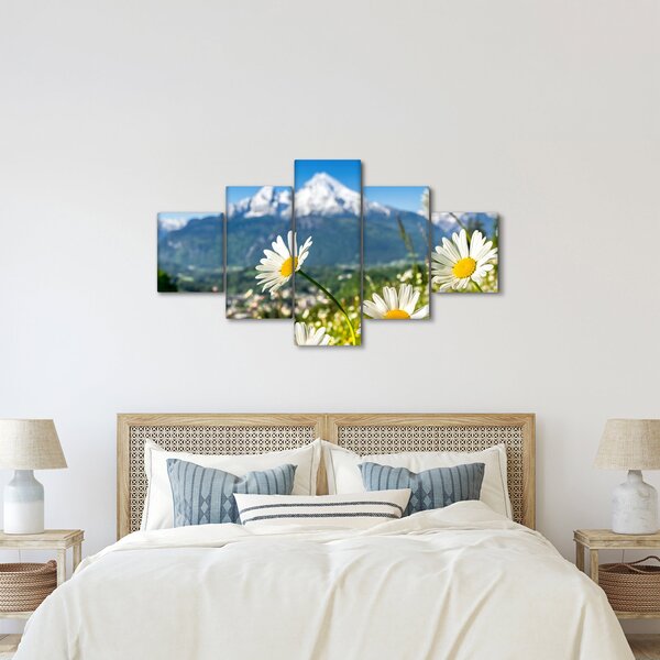 Obraz - Wiosna w Alpach (125x70 cm)