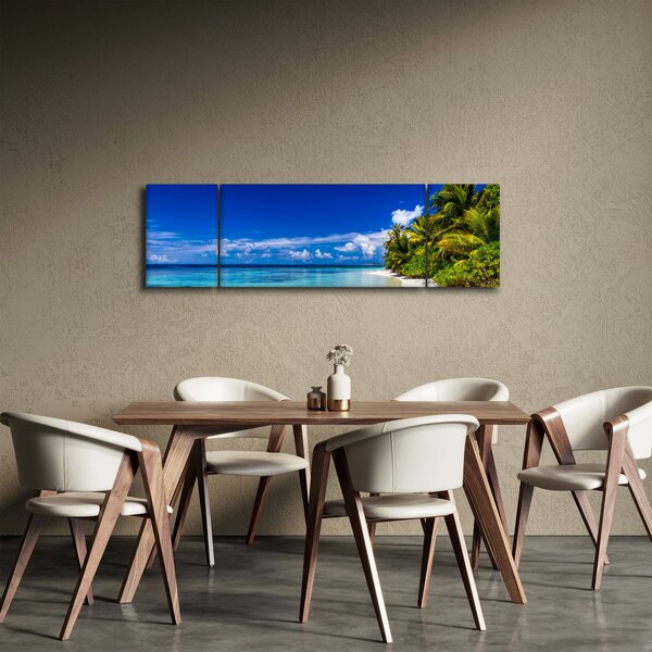 Obraz tropikalnej plaży (170x50 cm)