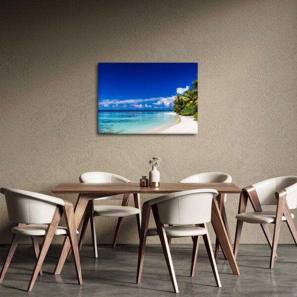 Obraz tropikalnej plaży (70x50 cm)