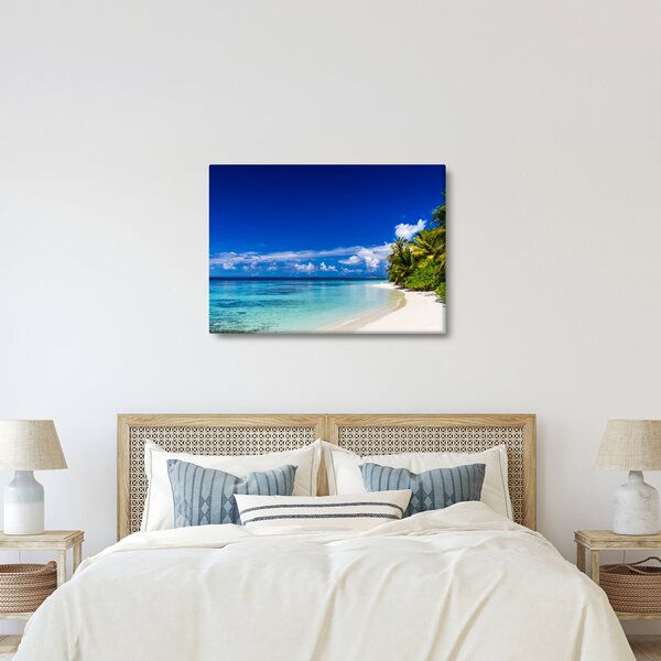 Obraz tropikalnej plaży (70x50 cm)