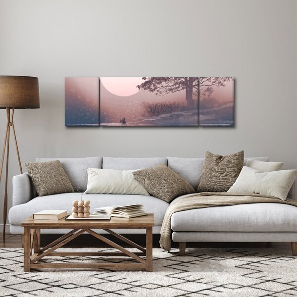 Obraz - Zakochana para (170x50 cm)