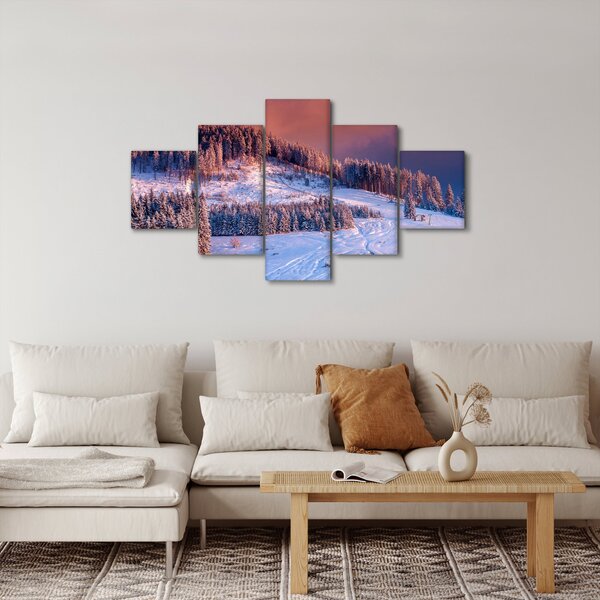 Obraz zimowego krajobrazu (125x70 cm)