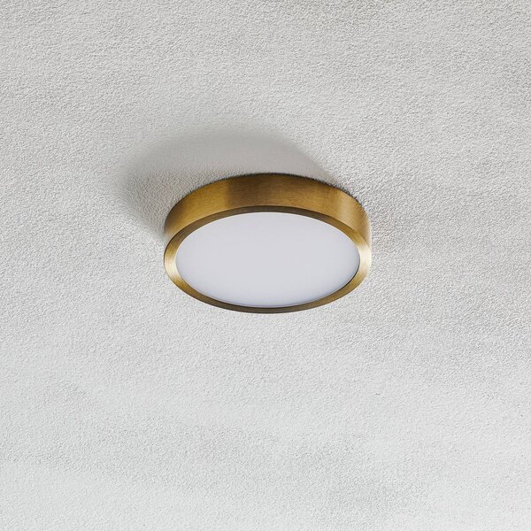 ORION Lampa sufitowa LED Bully, mosiężny / złoty, salon / jadalnia, aluminium, nowoczesny