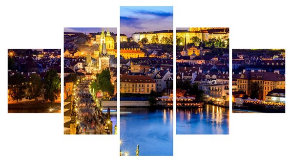 Obraz - Most Karola, Praga, Czechy (125x70 cm)
